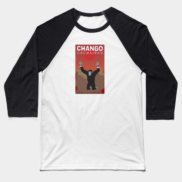 chango unchained Baseball T-Shirt by atizadorgris